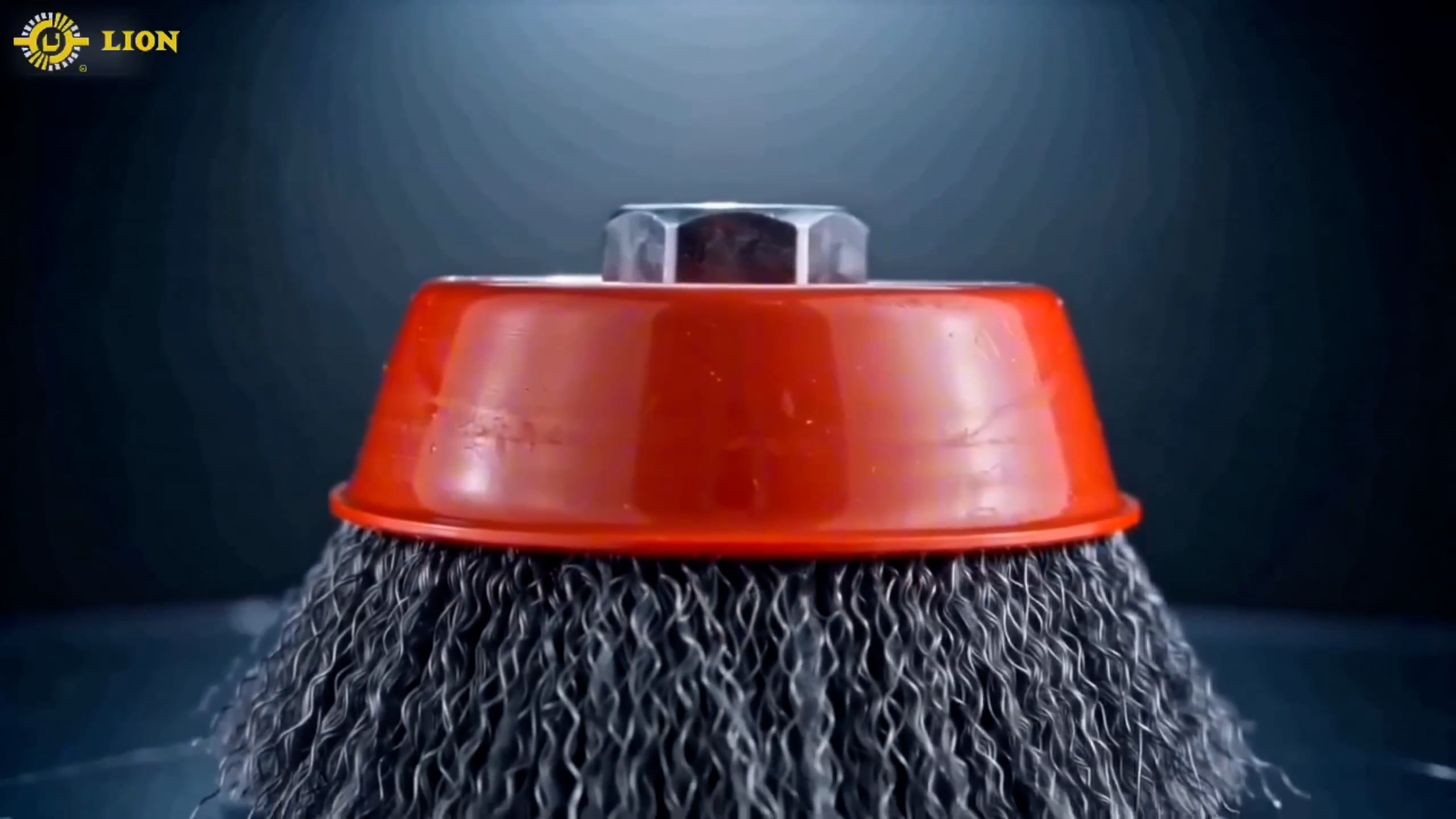 Marine rust-removal brush close-up for PhotoReel