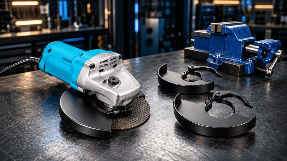 PhotoReel product video of Grinder Safety Guard
