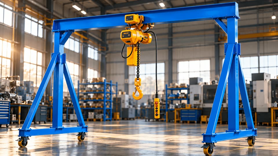 PhotoReel product video of KOIO Portable Hoist